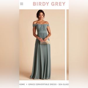 GRACE CONVERTIBLE DRESS
CHIFFON SEA GLASS - Extra Small